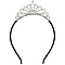 ободок чёрный  для волос "диадема"