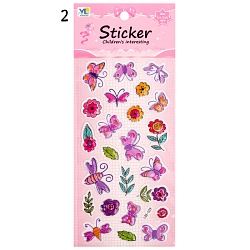 наклейки объёмные ассорти