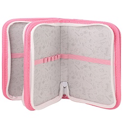 пенал 2отдел.  190*105мм дружба зайчиков