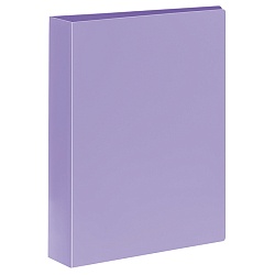 папка с 4-мя кольцами 40мм 500мкм пастель фиолетовая