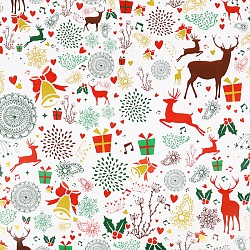 бумага упаковочная новый год