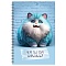 тетрадь  а4  80л кл,  на спирали шуршишь? обл. мел. картон