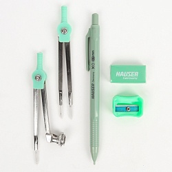 готовальня 10 предметов "xo mate" в метал. футляре