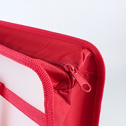 папка детская с ручками а4 пласт. с рисунком на молнии лондон