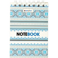 Блокнот  7*10см  60л  "Орнаменты" на гребне