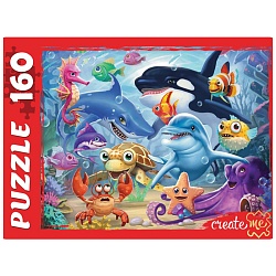 пазлы  160 элементов подводный мир №2