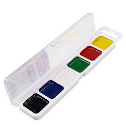 краски аквар.  6цв. "create"  медовые  б/к