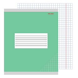 тетрадь  24л клетка "классика без слов"