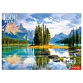 Пазлы 1500 элементов Утреннее озеро в горах