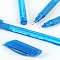 ручка шар. синяя "darvish" trion grip трехгранный синий корпус