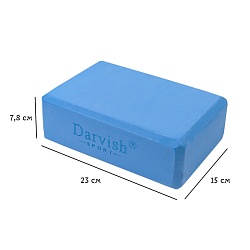 блок для фитнеса эва голубой