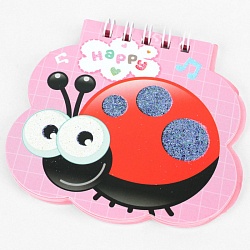 Блокнот A7  40л "Happy animals" на спирали