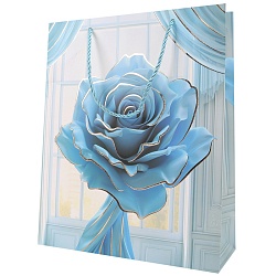 пакет подарочный 26*32*10см  "роза"