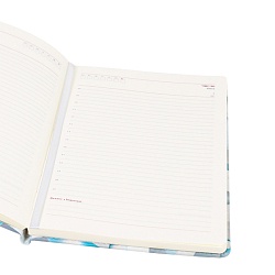 ежедневник а5 недатиров. 136л "геометрия металлик" кожзам, тисн.серебро