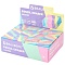 ластик pastel  34х34х14 мм, квадратный, ассорти, эко пвх brauberg