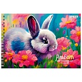 Альбом для рисования 20л. "Зайка" на гребне  бум. 110г/м2