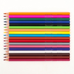 карандаши 18цв "котёнок" корпус пластиковый трёхгранный (набор)