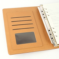 набор подарочный: ежедневник на кольцах а5 + ручка (коричневый)