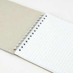 Блокнот 13*18см  48л "Цветы" на гребнне