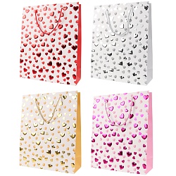 пакет подарочный 26*32*10см  "сердечки"