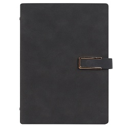 ежедневник а5 недатиров. 100л обложка кож.зам. на кольцах с магнитной застёжкой