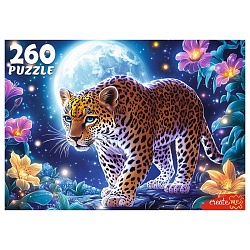 пазлы  260 элементов лунный леопард