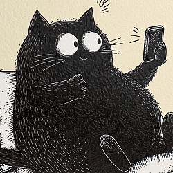 тетрадь предметная  48л кл обществознание "bad cat" 