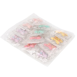 заколка-краб для волос 2шт в наборе бантик