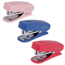 степлер  №10 мини hatber gentle пластиковый до 12л.