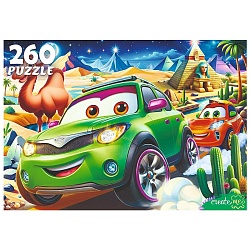 пазлы  260 элементов гонки в пустыне