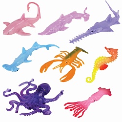 игрушка тянучка морские обитатели 8 видов джолли джот