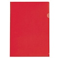 Папка-уголок  А4 "Brauberg" 0,10мм красная