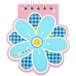 Блокнот А7 на спирали "Цветочек" ассорти