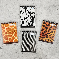 Блокнот 7*10см  60л  "Мех" на гребне плотность 55гр/м2