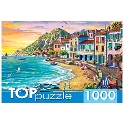 пазлы 1000 элементов курортный город на закате