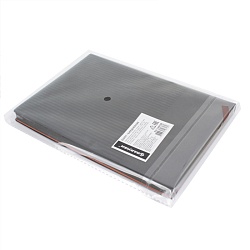 ежедневник а5 недатиров. 100л обложка кож.зам. чёрная