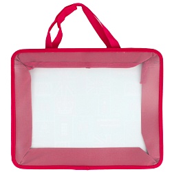 папка детская с ручками а4 пласт. с рисунком на молнии лондон