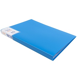 папка  40 файлов 500мкм синяя