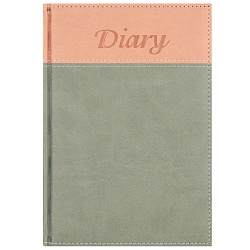 ежедневник 14*20,5см недатиров. 192л  обложка кожзам  2-х цв 