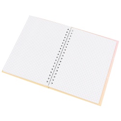 Блокнот 13*18см 48л на спирали в клетку "Девочка"