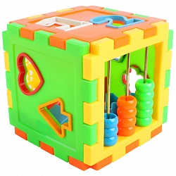 кубик-сортер 12.5*12.5см. игрушка