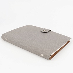 ежедневник а5 недатиров. 100л обложка  кож.зам.на кольцах с магнитной кнопкой