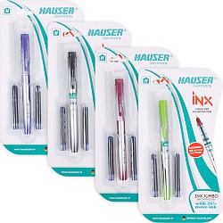 ручка перьевая син. корпус ассорти inx hauser