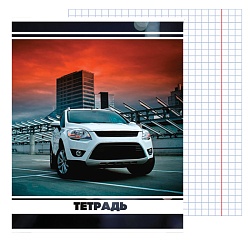 тетрадь  48л кл. "машины" обложка картон