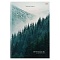 книжка записная  а4  80л "таёжный пейзаж" 7бц