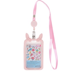 бейдж на ленте с рулеткой вертикальный 