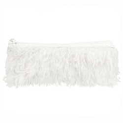 пенал на молнии белый