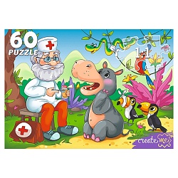 пазлы   60 элементов сказка №36