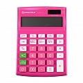 Калькулятор настольный 12 разр.  "Darvish" 105*146*25мм  розовый