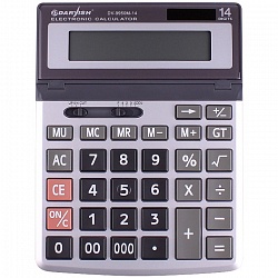 калькулятор настольный 14 pазр.  "darvish" двойное питание 200*150*26мм